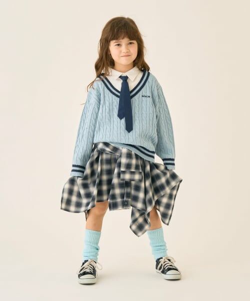 minimal / ミニマル ショート・ハーフ・半端丈パンツ | チェックイレヘムスカート | 詳細1