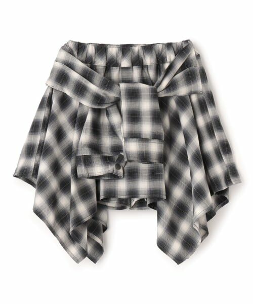 minimal / ミニマル ショート・ハーフ・半端丈パンツ | チェックイレヘムスカート | 詳細10