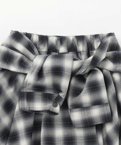 minimal / ミニマル ショート・ハーフ・半端丈パンツ | チェックイレヘムスカート | 詳細5