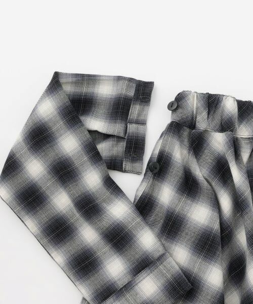 minimal / ミニマル ショート・ハーフ・半端丈パンツ | チェックイレヘムスカート | 詳細7