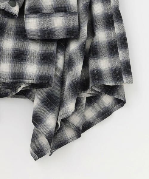 minimal / ミニマル ショート・ハーフ・半端丈パンツ | チェックイレヘムスカート | 詳細8