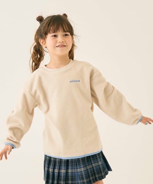 minimal / ミニマル Tシャツ | フリースプルオーバー（オフ ホワイト）