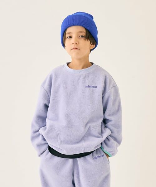 minimal / ミニマル Tシャツ | フリースプルオーバー（ラベンダー）