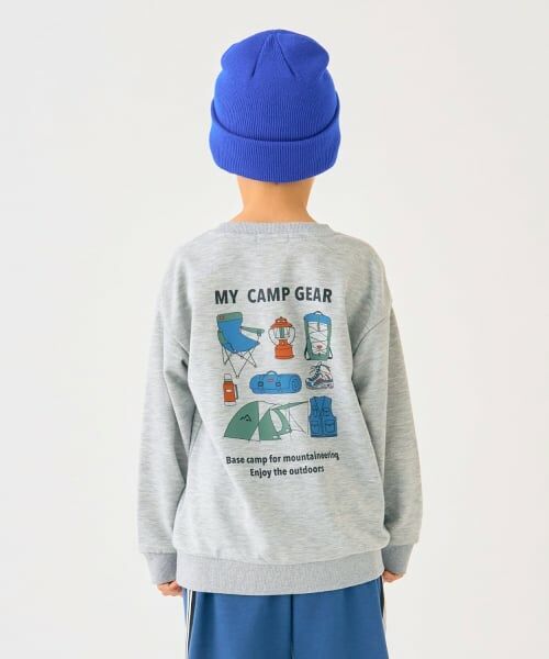 minimal / ミニマル スウェット | アソートプリントスウェット（トップ グレー）