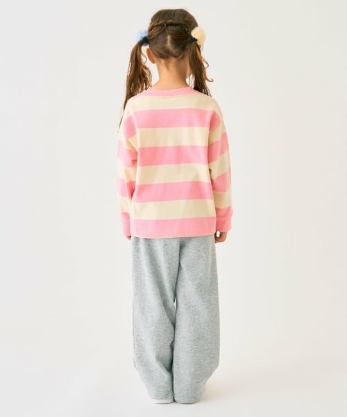 minimal / ミニマル Tシャツ | ボーダーサガラ刺しゅうロンT | 詳細13