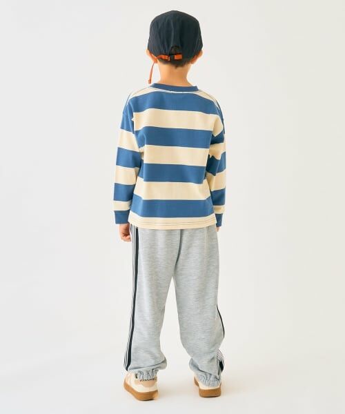 minimal / ミニマル Tシャツ | ボーダーサガラ刺しゅうロンT | 詳細15