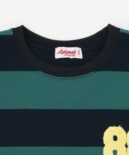 minimal / ミニマル Tシャツ | ボーダーサガラ刺しゅうロンT | 詳細2