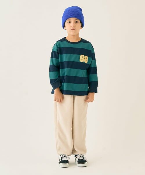 minimal / ミニマル Tシャツ | ボーダーサガラ刺しゅうロンT | 詳細20