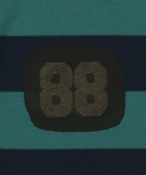 minimal / ミニマル Tシャツ | ボーダーサガラ刺しゅうロンT | 詳細4