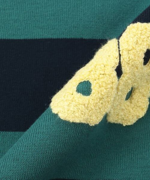 minimal / ミニマル Tシャツ | ボーダーサガラ刺しゅうロンT | 詳細6