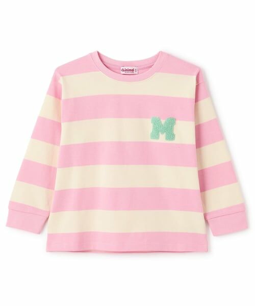 minimal / ミニマル Tシャツ | ボーダーサガラ刺しゅうロンT | 詳細8