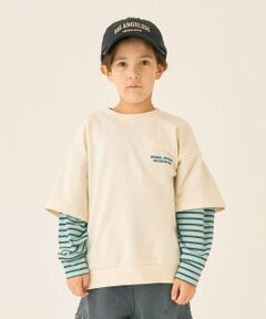 minimal / ミニマル スウェット | 袖レイヤード風スウェット