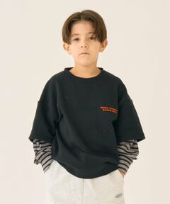 minimal / ミニマル スウェット | 袖レイヤード風スウェット