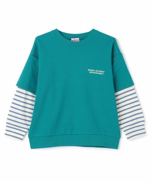 minimal / ミニマル スウェット | 袖レイヤード風スウェット | 詳細16