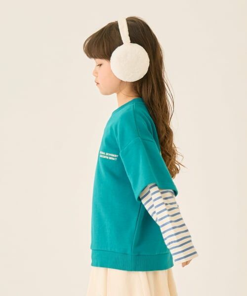 minimal / ミニマル スウェット | 袖レイヤード風スウェット | 詳細2