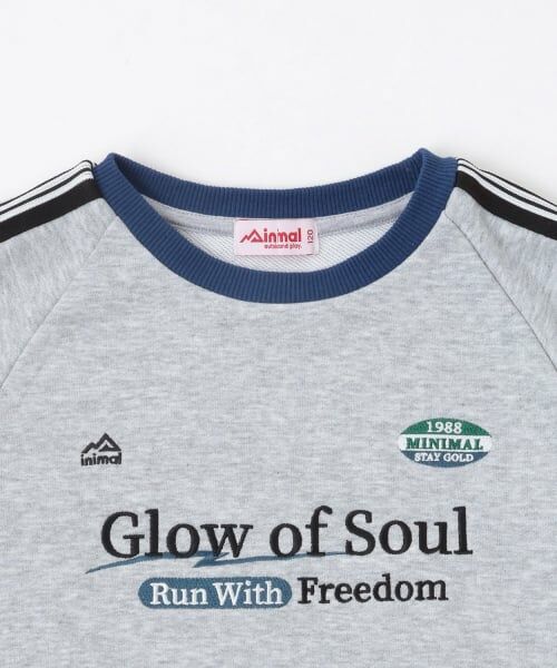 minimal / ミニマル スウェット | 袖ラインスウェット【セットアップ可】 | 詳細2