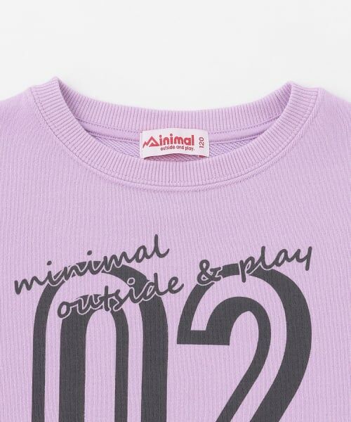 minimal / ミニマル スウェット | アソートフロッキーPT裏毛プルオーバー | 詳細2