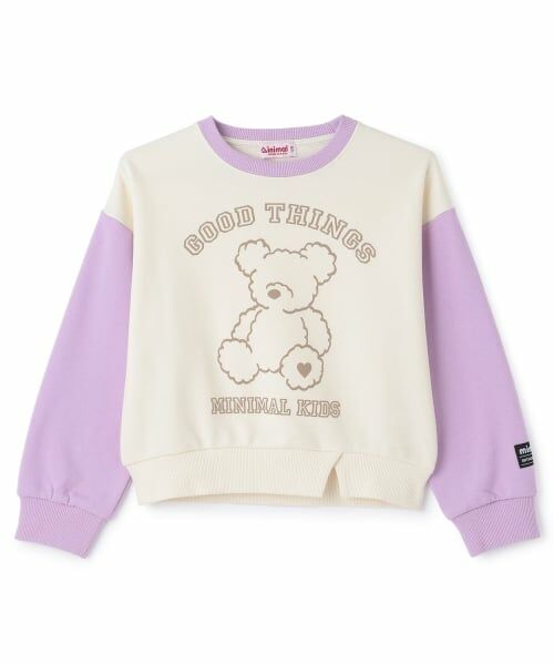 minimal / ミニマル スウェット | クマシリーズ裏毛プルオーバー | 詳細12