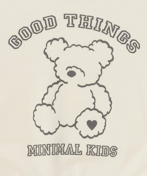 minimal / ミニマル スウェット | クマシリーズ裏毛プルオーバー | 詳細3