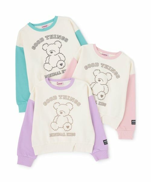 minimal / ミニマル スウェット | クマシリーズ裏毛プルオーバー | 詳細8