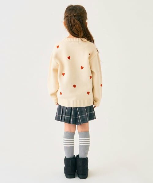 minimal / ミニマル ニット・セーター | ハート刺しゅうニット | 詳細10