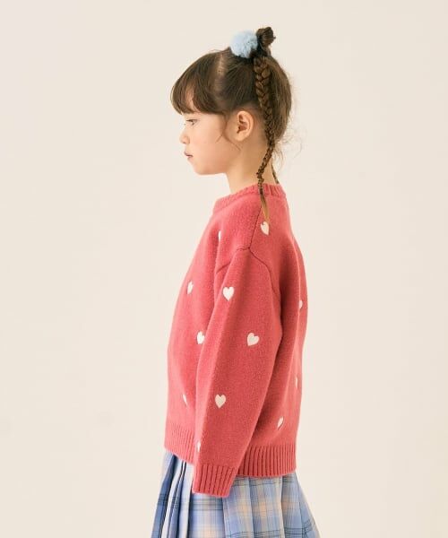minimal / ミニマル ニット・セーター | ハート刺しゅうニット | 詳細11