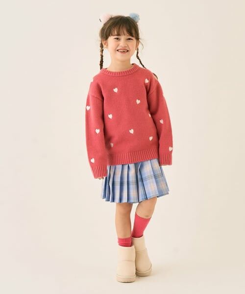 minimal / ミニマル ニット・セーター | ハート刺しゅうニット | 詳細13