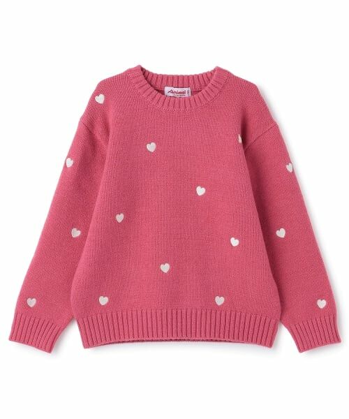 minimal / ミニマル ニット・セーター | ハート刺しゅうニット | 詳細7