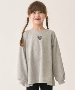 minimal / ミニマル その他トップス | 裏毛Aラインワンポイントプルオーバー