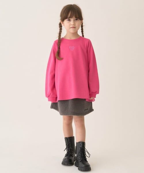 minimal / ミニマル その他トップス | 裏毛Aラインワンポイントプルオーバー | 詳細18