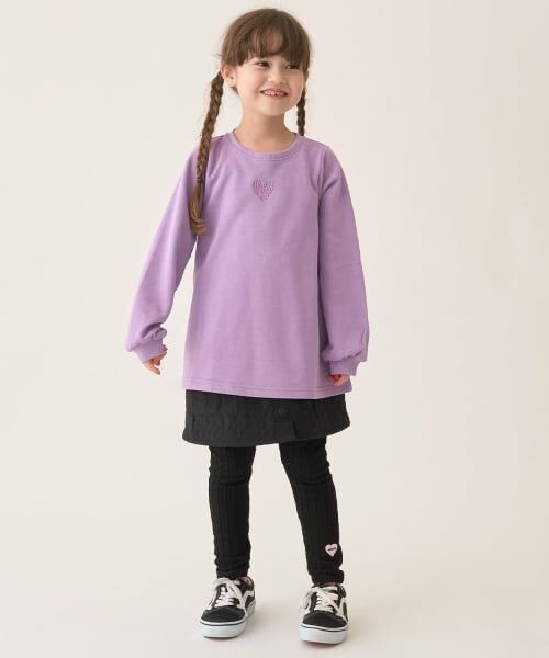 minimal / ミニマル その他トップス | 裏毛Aラインワンポイントプルオーバー | 詳細20