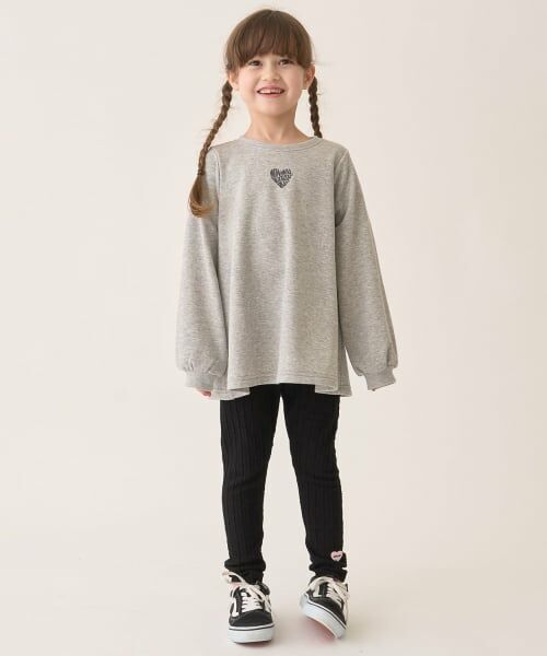 minimal / ミニマル その他トップス | 裏毛Aラインワンポイントプルオーバー | 詳細23