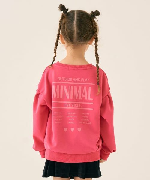 minimal / ミニマル スウェット | 裏毛バックプリントプルオーバー | 詳細16