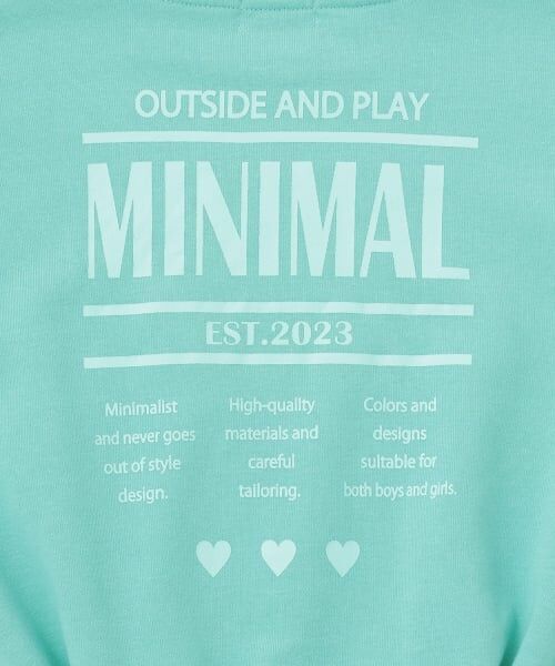 minimal / ミニマル スウェット | 裏毛バックプリントプルオーバー | 詳細6