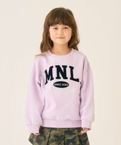 minimal / ミニマル スウェット | 【裏起毛】【綿100】ルーズシルエットロゴプルオーバー/トレーナー