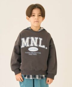 minimal / ミニマル スウェット | 【裏起毛】【綿100】ルーズシルエットロゴプルオーバー/トレーナー