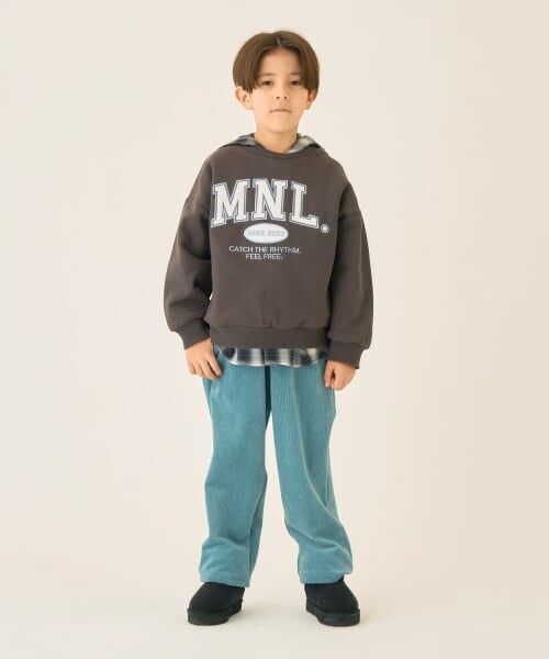 minimal / ミニマル スウェット | 【裏起毛】【綿100】ルーズシルエットロゴプルオーバー/トレーナー | 詳細15