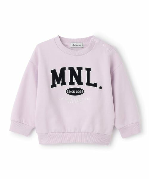 minimal / ミニマル スウェット | 【裏起毛】【綿100】ルーズシルエットロゴプルオーバー/トレーナー | 詳細16