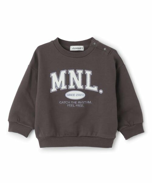 minimal / ミニマル スウェット | 【裏起毛】【綿100】ルーズシルエットロゴプルオーバー/トレーナー | 詳細19