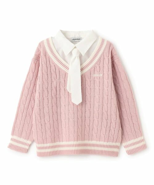 minimal / ミニマル ニット・セーター | 【家庭洗濯可】レイヤードニット | 詳細13