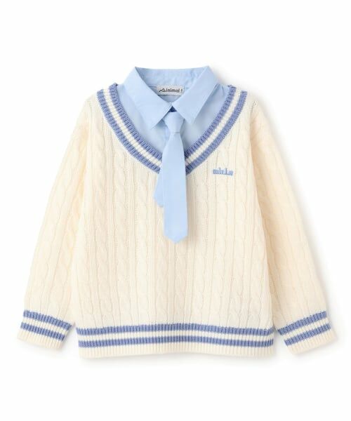 minimal / ミニマル ニット・セーター | 【家庭洗濯可】レイヤードニット | 詳細15