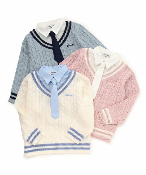 minimal / ミニマル ニット・セーター | 【家庭洗濯可】レイヤードニット | 詳細6