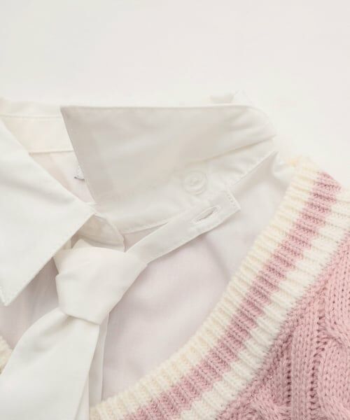 minimal / ミニマル ニット・セーター | 【家庭洗濯可】レイヤードニット | 詳細8