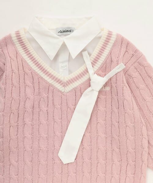 minimal / ミニマル ニット・セーター | 【家庭洗濯可】レイヤードニット | 詳細9