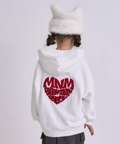 minimal / ミニマル パーカー | 【裏起毛】【綿100】ナンバー＆ハートパーカー