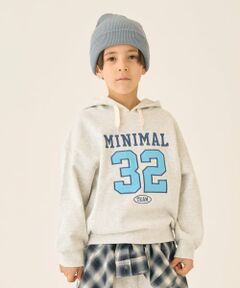 minimal / ミニマル パーカー | 【裏起毛】【綿100】ナンバー＆ハートパーカー