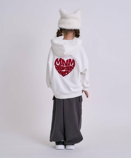 minimal / ミニマル パーカー | 【裏起毛】【綿100】ナンバー＆ハートパーカー | 詳細1