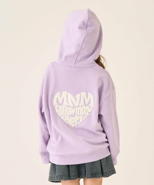 minimal / ミニマル パーカー | 【裏起毛】【綿100】ナンバー＆ハートパーカー | 詳細8