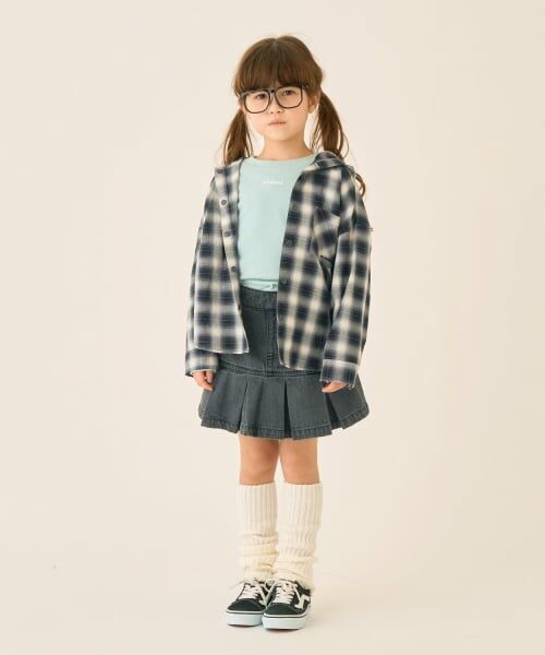 minimal / ミニマル パーカー | チェックシャツパーカー | 詳細1