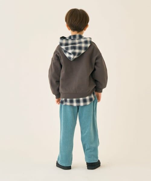 minimal / ミニマル パーカー | チェックシャツパーカー | 詳細5
